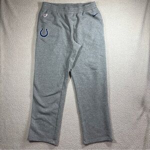 Nike Indianapolis Colts Sportswear Club Fleece Jogger NFL Equipment Large Gray